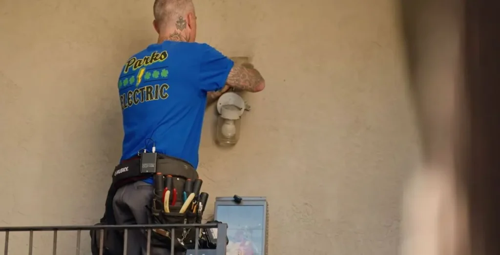 Outdoor lighting installation by electrician in Twin Falls Idaho